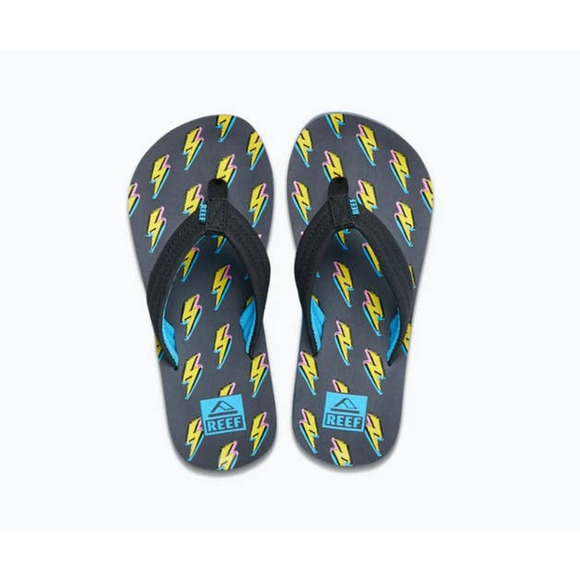 New REEF Boys 4/5 Bolt Up Supportive Flip Flops - Picture 2 of 9